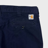 Carhartt Pants Mens 36x28 Blue Flame Resistant FR Relaxed Straight Workwear Twill