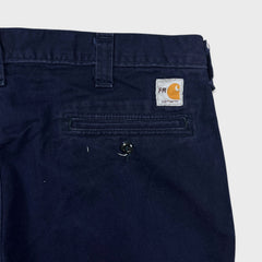 Carhartt Pants Mens 36x28 Blue Flame Resistant FR Relaxed Straight Workwear Twill