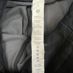 Lululemon Base Pace High-Rise Tight 28" *Brushed Nulux Womens Size 2 Black Camo