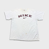 Vintage 90s Nike Sportswear T Shirt Mens XL White Swoosh USA Short Sleeve Tee