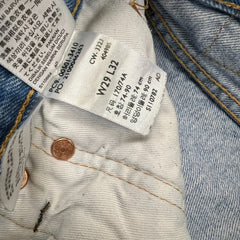 Levi's 501 Jeans Mens 29x32 Blue Original Fit Straight Light Wash Denim Pants
