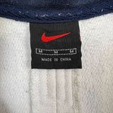 Vintage 90s Nike Athletics 1/4 Zip Sweatshirt Mens Medium White Swoosh Pullover