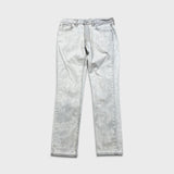 Levi's 511 Jeans Mens 34x32 Gray Slim Fit Straight Leg Stretch Stone Wash Denim Pants