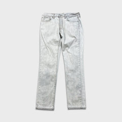 Levi's 511 Jeans Mens 34x32 Gray Slim Fit Straight Leg Stretch Stone Wash Denim Pants