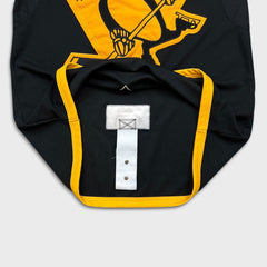 2019 Adidas Pittsburgh Penguins Stadium Series Patch Jersey Mens Large Black Fight Strap
