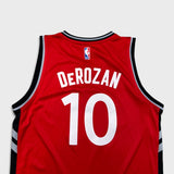 Adidas DeMar DeRozan Toronto Raptors Jersey Mens Large Swingman NBA Basketball