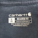 Carhartt T Shirt Mens XL Gray Relaxed Fit Workwear Forest Graphic Pocket Tee