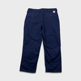 Carhartt Pants Mens 36x28 Blue Flame Resistant FR Relaxed Straight Workwear Twill