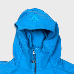 Lululemon Scuba Hoodie Womens Size 10 Blue Full Zip Sports Hooded Sweater