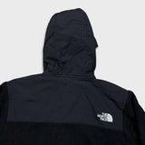 The North Face Jacket Womens Medium Black Denali Polartec Hooded Full Zip Fleece