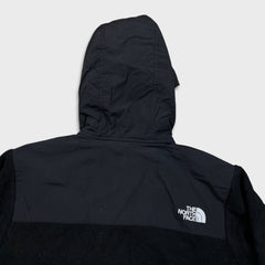 The North Face Jacket Womens Medium Black Denali Polartec Hooded Full Zip Fleece