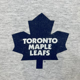 Vintage 90s Starter Toronto Maple Leafs T Shirt Mens Medium Gray NHL Hockey Tee