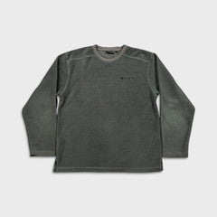 Vintage 90s Champion Fleece Mens Medium Gray Sportswear Pullover Jacket