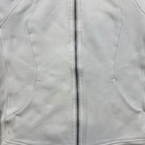 Lululemon Scuba Hoodie Womens Size 12 White Full Zip Sports Hooded Sweater