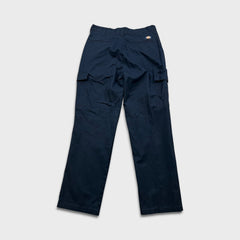 Dickies Pants Mens 32x32 Blue Flex Regular Straight Workwear Chino Cargo Trouser
