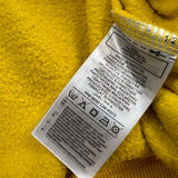 Adidas Sweatshirt Mens Small Yellow Sportswear Spell Out Pullover Crewneck