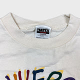 Vintage 90s Universal Studios Florida T Shirt Mens Medium White Short Sleeve Tee