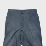 Vintage Dickies Pants Mens 36x32 Gray Wide Baggy Convertible Workwear Trousers