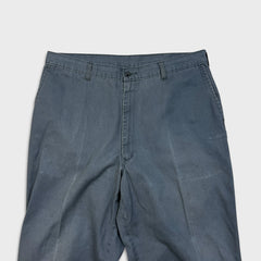 Vintage Dickies Pants Mens 36x32 Gray Wide Baggy Convertible Workwear Trousers