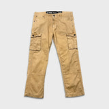 G-Star Raw Pants Mens 34x34 Beige Straight Leg Utility Cargo Casual Trousers
