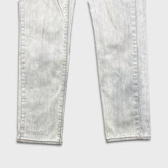 Levi's 511 Jeans Mens 34x32 Gray Slim Fit Straight Leg Stretch Stone Wash Denim Pants
