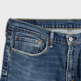 Levi's 541 Jeans Mens 34x30 Blue Athletic Taper Stretch Faded Dark Wash Denim Pants