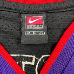 Vintage 90s Nike Vince Carter Toronto Raptors Jersey Mens XL Purple Stitched NBA
