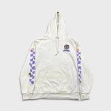 Zoo York Hoodie Mens Large White Live Everyday As If It's Your Last Pullover