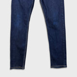 Levi's 512 Jeans Mens 33x32 Blue Slim Taper Leg Dark Wash Mid Rise Stretch Denim Pants