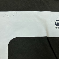 G-Star Raw T Shirt Mens Medium Green Graphic Crew Neck Short Sleeve Tee