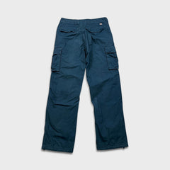 Dickies Pants Mens 30x30 Blue Regular Straight Cargo Workwear Casual Trousers