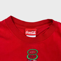 Vintage 1991 Howard Finster Coca Cola T Shirt Mens Medium Red Atlanta Folk Art Tee