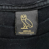October's Very Own T Shirt Mens Medium Black OVO Owl Short Sleeve Graphic Tee