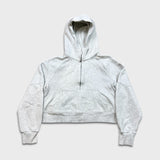 Lululemon Scuba Oversized 1/2 Zip Hoodie Womens XS Gray Hooded Sweater