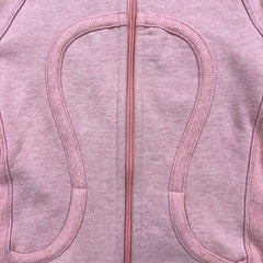 Lululemon Scuba Hoodie Womens Size 4 Pink Full Zip Sports Hooded Sweater