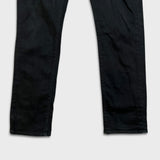 Levi's 511 Jeans Mens 34x34 Black Slim Fit Mid Rise Dark Wash Stretch Denim Pants
