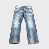 Silver Jeans Co. Zac Mens 34x32 Blue Relaxed Fit Straight Leg Light Wash Denim Pants