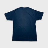 Vintage 90s Blank T Shirt Mens Large Blue Made In USA Faded Short Sleeve Tee