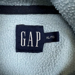 Vintage 90s Gap Fleece Mens XL Blue Spell Out Outdoor Pullover Jacket