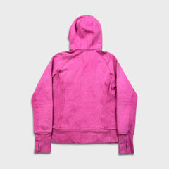 Lululemon Scuba Hoodie Womens Size 10 Pink Sparkle Full Zip Sport Hooded Sweater