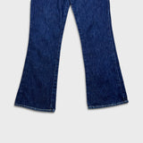 Vintage 90s Diesel Bold Flare Jeans Womens 26x30 Blue Dark Wash Pants