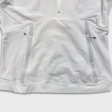 Lululemon Winter Sprinter Hoodie Womens Size 12 White 1/2 Zip Hooded Sweater