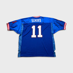 Vintage 1986 Mitchell & Ness Phil Simms Giants Jersey Mens 2XL USA Sewn NFL Football
