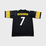 Vintage Y2K Ben Roethlisberger Pittsburgh Steelers Reebok Jersey Mens Large Black NFL