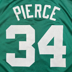 Vintage Reebok Paul Pierce #34 Boston Celtics Jersey Mens Large Green NBA Basketball