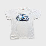 Vintage Y2K New York City Manhattan T Shirt Mens Medium White Graphic Tee