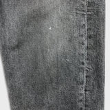 Levi's 502 Jeans Mens 32x30 Black Regular Taper Fit Faded Stone Wash Denim Pants