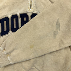 Vintage 90s Dorset Sweatshirt Mens Large Beige 1/4 Zip Faded Washed Pullover