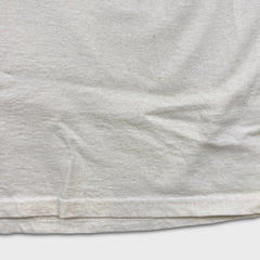 Vintage 90s Tultex Blank T Shirt Men XL White Faded Lightweight Short Sleeve Tee