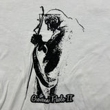 Vintage 90s Pope John Paul II T Shirt Mens Small White Screen Stars Catholic Tee